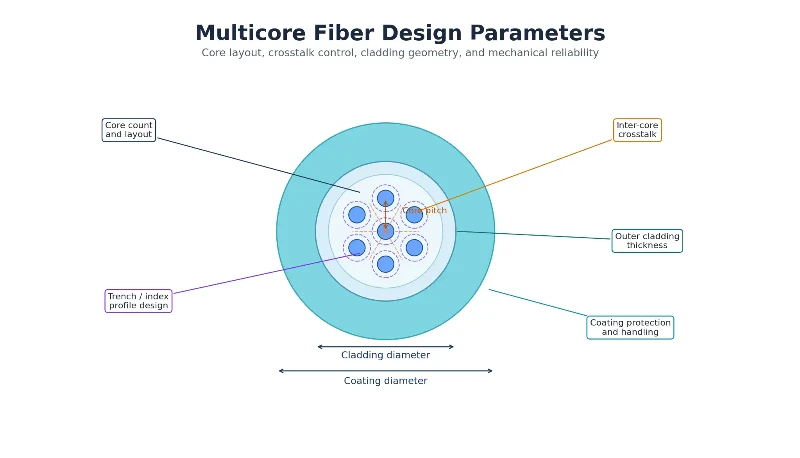 Multicore fiber design parameters Multicore fiber design parameters