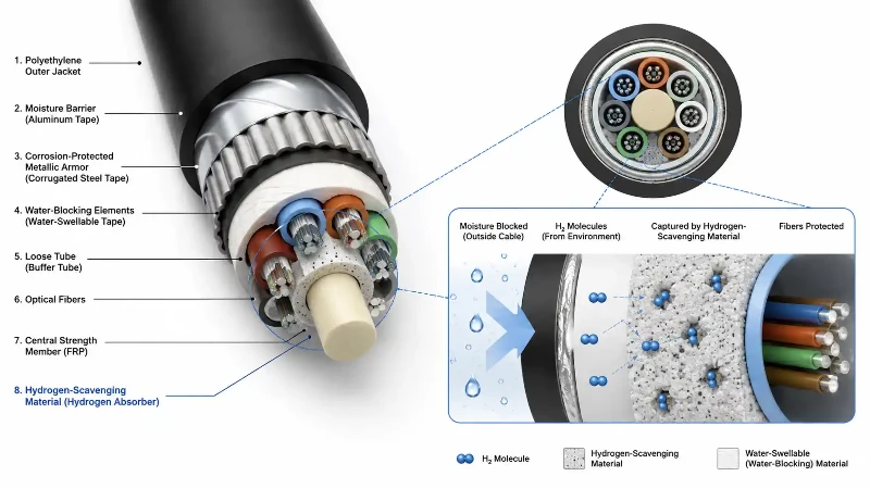 Hydrogen diffusion into silica optical fiber Hydrogen diffusion into silica optical fiber