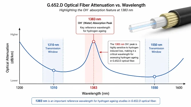 Hydrogen ageing effect near 1383 nm Hydrogen ageing effect near 1383 nm