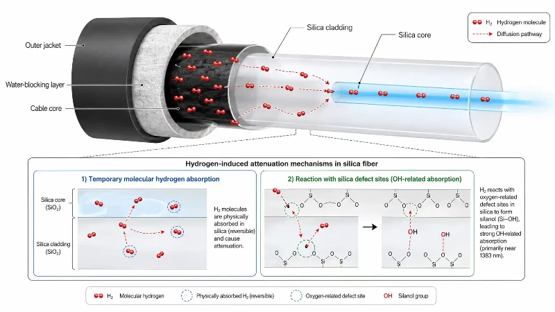 Hydrogen-resistant fiber optic cable design Hydrogen-resistant fiber optic cable design